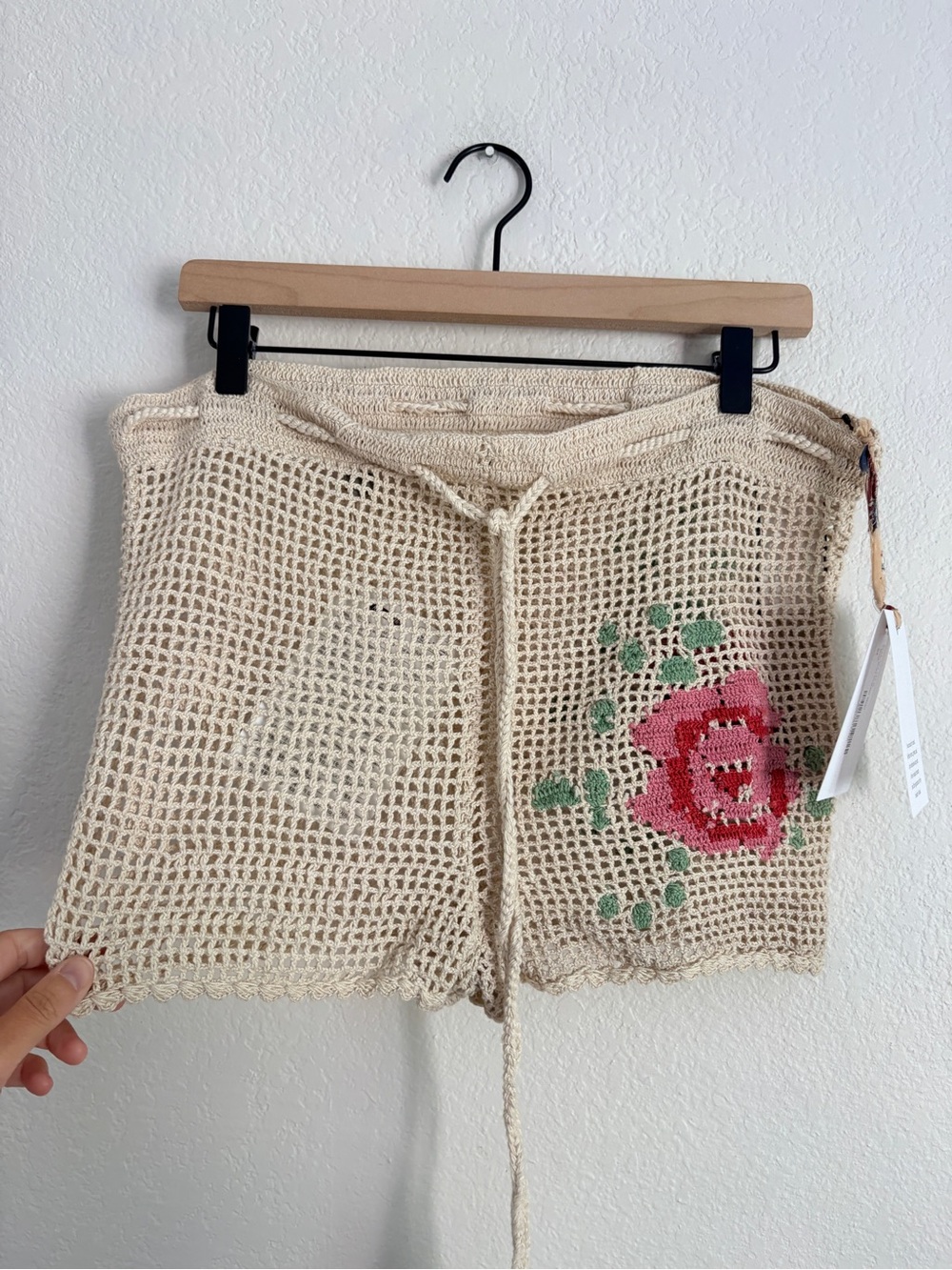 NEW Alix of Bohemia Salem Crochet Shorts Bohemian Festival Coastal - Picture 11 of 12